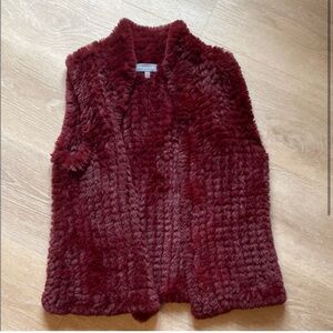 NWOT faux fur vest